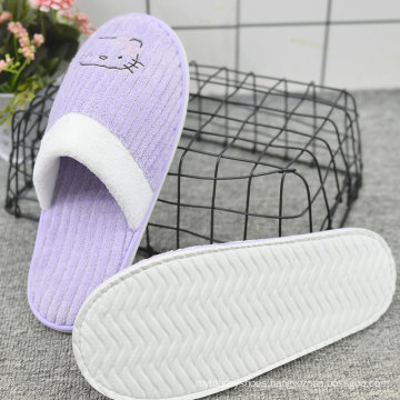 Purple Hello kitty slipper footwear woman hotel slipper